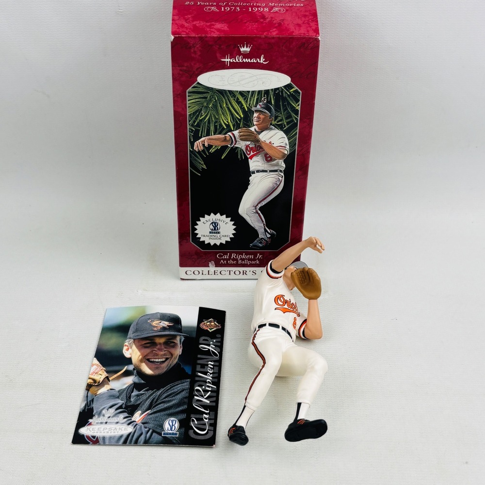 Hallmark Cal Ripken Jr At the Ballpark Ornament 1998 Baltimore Orioles MLB - Picture 3 of 5